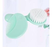 2 pezzi di un set Morbido pettine per neonati Spazzola per doccia Massaggiatore