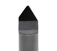 2 pezzi di utensili for incisione su pietra con punta diamantata da 6 mm, fresa for incisione su marmo, granito duro, intaglio di lettere(D6XL40X70X0.4)