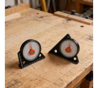 2 pezzi Digital Angle Finder con base magnetica, 0-90 ° inclinometro livello, goniometro LCD retroilluminato per la lavorazione del legno edilizia