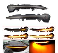 2 pezzi Dinamico LED Segnale di Girata Specchio Laterale Indicatore Luce Sequenziale Lampeggiante Per SEAT Leon Mk3 5F Ibiza Mk5 KJ Arona 2018