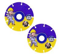 2 Pezzi Disco per Legno Smerigliatrice,115 mm dischi per smerigliatrice lama per sega in metallo duro per legno Dischi da taglio per legno,Disco per Taglio Legno Accessorio Smerigliatrice Angolare