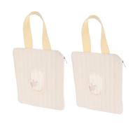2 Pezzi Dispenser per Salviette da Viaggio, in Cotone Ricaricabile Bianco | Nursery e Borsa Pannolini, Leggero e Portatile, Design Multifunzione, Contenitore Pratico per Casa