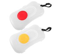 2 Pezzi Dispenser Salviette Umidificate Portatile | Formato Compatto e Leggero, Chiusura in Silicone, Mantiene Umide le Salviette, Uso Viaggio e Outdoor