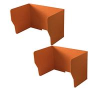 2 pezzi Divisorio per la privacy della scrivania da ufficio pieghevole pannello barriera autoportante per desktop 20 "40" portatile per ufficio/aula/biblioteca uso efficace spazio di lavoro scudo