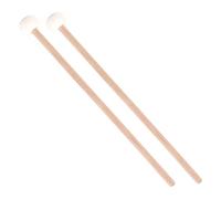 2 pezzi doppia testa tamburo piatto gong mallet martello morbido bacchette aste feltro 385 mm Per Strumenti A Percussione