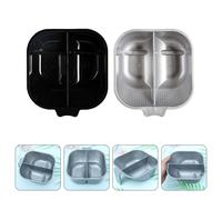 2 pezzi Doppio che miscela la tintura per che evidenzia ciotole da colorare