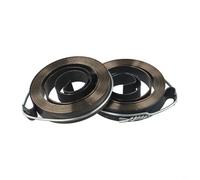 2 pezzi Drill Press Spring Return Assembly 0.8x10x53mm bobina in acciaio annerito per officina manutenzione attrezzature e riparazione utensili