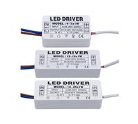 2 pezzi driver LED 300mA 1-3W 3-5W 4-7W 8-12W 12-18W 18-25W 25-36W Alimentatore LED 350mA AC90-265V Trasformatore di illuminazione a LED(8-12W 300mA)