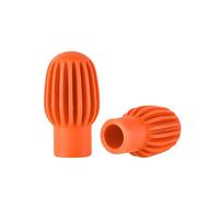 2 Pezzi Drum Mute Bacchette Silenziose Punta Silicone Bacchette Pratica Consigli Muto Sostituzione Strumenti Musicali Accessori