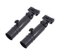 2 pezzi durevole carrello portaombrelli in plastica girevole regolabile