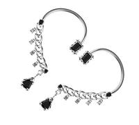 2 Pezzi Ear Cuff Clip Non Piercing Punk e Design per Cartilagine per Formali Retrò Comfort e Facile Applicazione