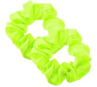2 Pezzi Elastici Capelli Donna Giallo Pop Cravatte per Capelli Tinta Unita Fascia Elastica Scrunchies per Capelli Seta Giallo Elastico Capelli Seta Accessori per Capelli per Donna e Ragazze