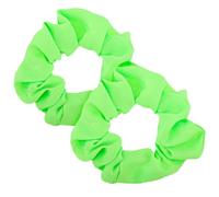 2 Pezzi Elastici Capelli Donna Verde Fluorescente Pop Cravatte per Capelli Tinta Unita Fascia Elastica Scrunchies per Capelli Seta Elastico Capelli Seta Accessori per Capelli per Donna e Ragazze