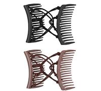 2 Pezzi Elasticosi Doppio Pettine Per Elastici Per Regolabili Pettine Senza Piega Riccia Spessa Peli Ondulati Accessori Per Le Donne Per Donne