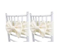 2 pezzi eleganti fasce elastiche per sedie, con fascia elastica, per matrimoni, ricevimenti, sala da pranzo, feste, decorazioni per la schiena