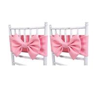 2 pezzi eleganti fasce elastiche per sedie, con fascia elastica, per matrimoni, ricevimenti, sala da pranzo, feste, decorazioni per la schiena