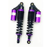 2 Pezzi Elemento Molla Ammortizzatore Accessori 340mm 8mm Moto Per Yamaha VMAX V-MAX 1200(Black purple)