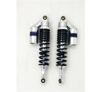 2 Pezzi Elemento Molla Ammortizzatore Accessori 340mm 8mm Moto Per Yamaha VMAX V-MAX 1200(Black silver)