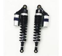 2 Pezzi Elemento Molla Ammortizzatore Accessori 340mm 8mm Moto Per Yamaha VMAX V-MAX 1200(Silver black)