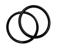 2 Pezzi EPDM O-ring 5mm x 345mm x 355mm, 5mm Filo Diametro, 345mm ID, 355mm OD, Guarnizione O-ring metrica nera
