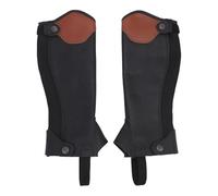 2 Pezzi Equestre Mezzo cap, Mezze Cape di Vacca per Giovani Unisex con Attrezzatura Protettiva con Cerniera a Tutta Lunghezza per la Guida a Cavallo (CM)
