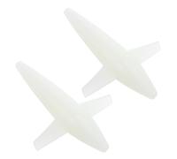 2 Pezzi Esca da Traina a Forma di Volatile, Pp Bianco | Traina in Mare Aperto, Movimento Realistico, Precisione di Lancio, Accessorio Versatile per Pesca D'altura