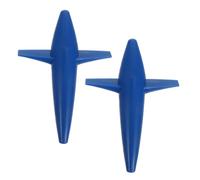 2 Pezzi Esche da Traino a Forma di Animale per Pesca Offshore Blu | PP Resistente, Controllo Stabile in Acqua Salata, Movimento Realistico, per Traina Offshore e Specie Mackerel