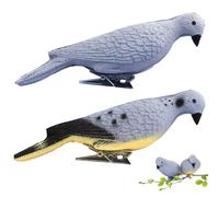 2 Pezzi Esche di piccioni 11.42x3, 54 Pollici di Simulazione a Dimensioni di Una Colomba Decorativa per la Vita per Esterni per la Caccia al Giardino Esterno Interno Accessori
