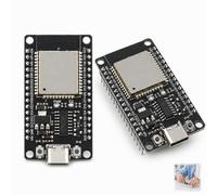 2 Pezzi ESP32 NodeMCU USB C, Scheda di Sviluppo ESP32, Modulo WiFi 2,4 GHz Bluetooth Dual-Core con Chip CH340, Compatibile Arduino IDE, MicroPython e IoT per Domotica, Sensori, Automazione