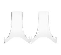 2 Pezzi Espositore In Acrilico Per Libri Riviste E Vassoi