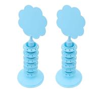 2 Pezzi Espositore Lecca Multiuso in Polipropilene per Negozio | Altezza Regolabile, Montaggio Facile e Bordi Lisci, per Bancone, Caramelle e Cake Pops Colore Casuale