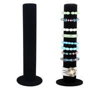 2 Pezzi Espositore per Bracciale Verticale; Porta Bracciale in Velluto; Esposito