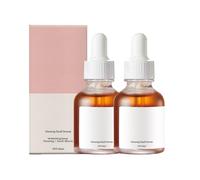2 Pezzi Essenza di Bava di Lumaca, Acqua Essenziale di Ginseng, Siero Riparatore,Face Serum, Hydrating, Brightening, Repairing, Idrata e Condiziona la Pelle, Per Tutti i Tipi di Pelle