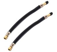 2 Pezzi Estensione della Valvola per Pneumatici, Estensione Valvola Pneumatico, Gomma Prolunga per Valvola, Gomma Flessibile per Auto, per Auto Bici Camion Motocicletta, 190mm