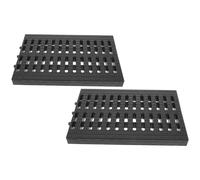 2 pezzi esterni esterno drenaggio di scarico in plastica trincea trincea