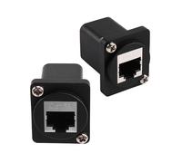 2 Pezzi Ethernet GigE RJ45 Cat 6A EtherCON Feedthru Connettore del Pannello Modulare per Switchcraft EH Series Neutrik NE8FDX-P6