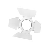 2 pezzi - EUROLITE Barndoor Bianco per Proiettore LED PAR-16 - Regolazione Effet