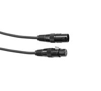 2 pezzi - EUROLITE Cavo DMX XLR 5 Poli 10 m Nero - Alta Qualità per Sistemi di