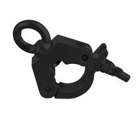 2 pezzi - EUROLITE TPC-31S Morsetto Nero con Occhiello per Tubo 50 mm, WLL 500 k