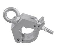 2 pezzi - EUROLITE TPC-51 Morsetto con Occhiello Argento per Impianti di Illumin