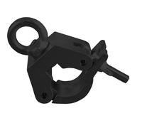 2 pezzi - EUROLITE TPC-51S Morsetto Nero con Occhiello per Tubo 50mm, Carico 800