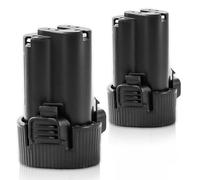 2 pezzi Exemoro BL1013 10.8V 3.0Ah Batteria di Ricambio per Batteria 10.8V BL1013 BL1014 195332-9 194550-6 194551-4 DF330D LCT203W Strumenti (Rosso)