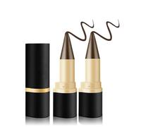 2 Pezzi Eyeliner Pen Gel Nero,Matita Occhi Resistente All'acqua,Matita Occhi Nera Waterproof,Eyeliner Ad Asciugatura Rapida,Eyeliners Ultra definizione Liquido a Lunga Durata(Marrone)