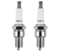 2 Pezzi F6RTC Candela Auto di Accensione per NGK 7131 BPR6ES BOSCH 7995 WR6DC 7900 WR7DC, Candela Accensione per Champion RN9YC RN10YC Denso 3047 W20EPR-U, Candele di Ricambio per Tagliaerba