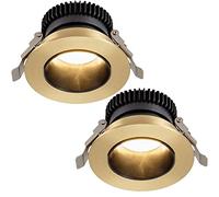 2 Pezzi Faretti da Incasso a LED con ano reabile, faretti orientabili, faretti da soffitto a o oculare, faretti COB antiriflesso Profondi, faretti retrofit per Luce Diurna B-5W