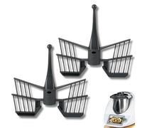 2 pezzi Farfalla Agitatore per TM5 TM6 TM31, Accessori Agitatore Farfalla Ricambi per Robot da Cucina Vorwerk
