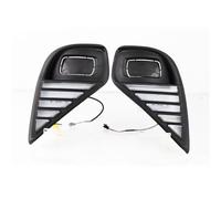 2 Pezzi Fari A LED Per Auto Luci Diurne Indicatori Di Direzione DRL Luci Di Marcia Diurna Fendinebbia Per Toyota Per Highlander 2020 2021 Montaggio Fari Auto(Model A,White and Yellow)