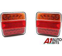 2 Pezzi Fari Posteriori LED Stop Posizione Luce Targa ST0029