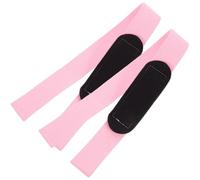 2 Pezzi Fasce da Polso per Sollevamento Pesi, Supporto Rosa Donna | Poliestere e Cotone, Comfort Traspirante per Allenamento, Presa Sicura su Bilancieri e Sbarre