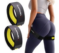 2 pezzi Fasce di resistenza per l'occlusione per esercizi glutei, squat, cosce, braccia, Fasce Brf, guadagno muscolare senza sollevamento di pesi pesanti, cinturini elastici a sgancio rapido accessori